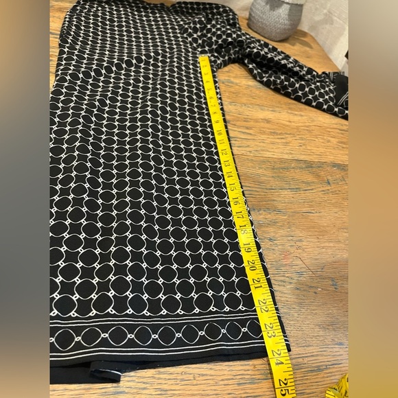 🖤 MAX STUDIO Black & White Midi Skirt – Size L - Picture 5 of 11